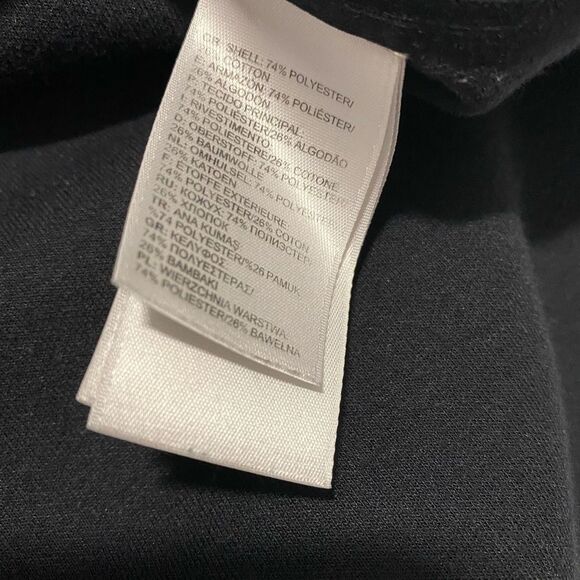 The North Face Black Drop Shoulder Oversized Dolman Turtleneck Sweatshirt XS - Picture 10 of 10